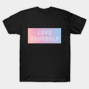 BTS LOVE YOURSELF PASTEL GRADIENT T-Shirt